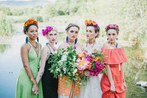 Boda mexicana com toques de Frida Kahlo - 6