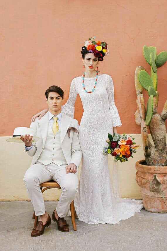 Boda mexicana com toques de Frida Kahlo - 9