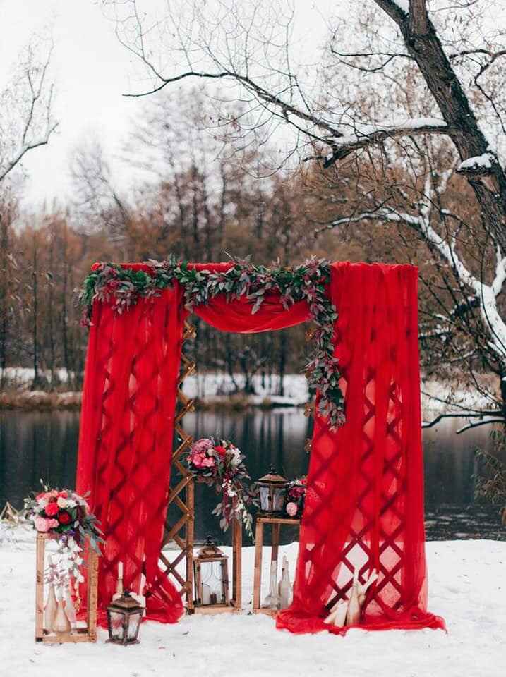 Arcos con toques rojos ❤️ - 3