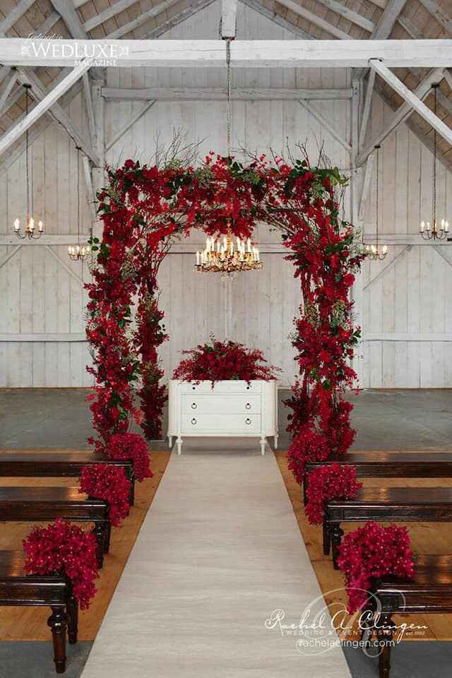 Arcos con toques rojos ❤️ - 7
