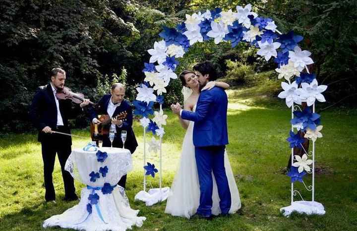 Boda Royal blue con blanco 💙 - 6