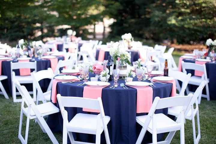 Boda con diferente tipos de azul y rosa - 4