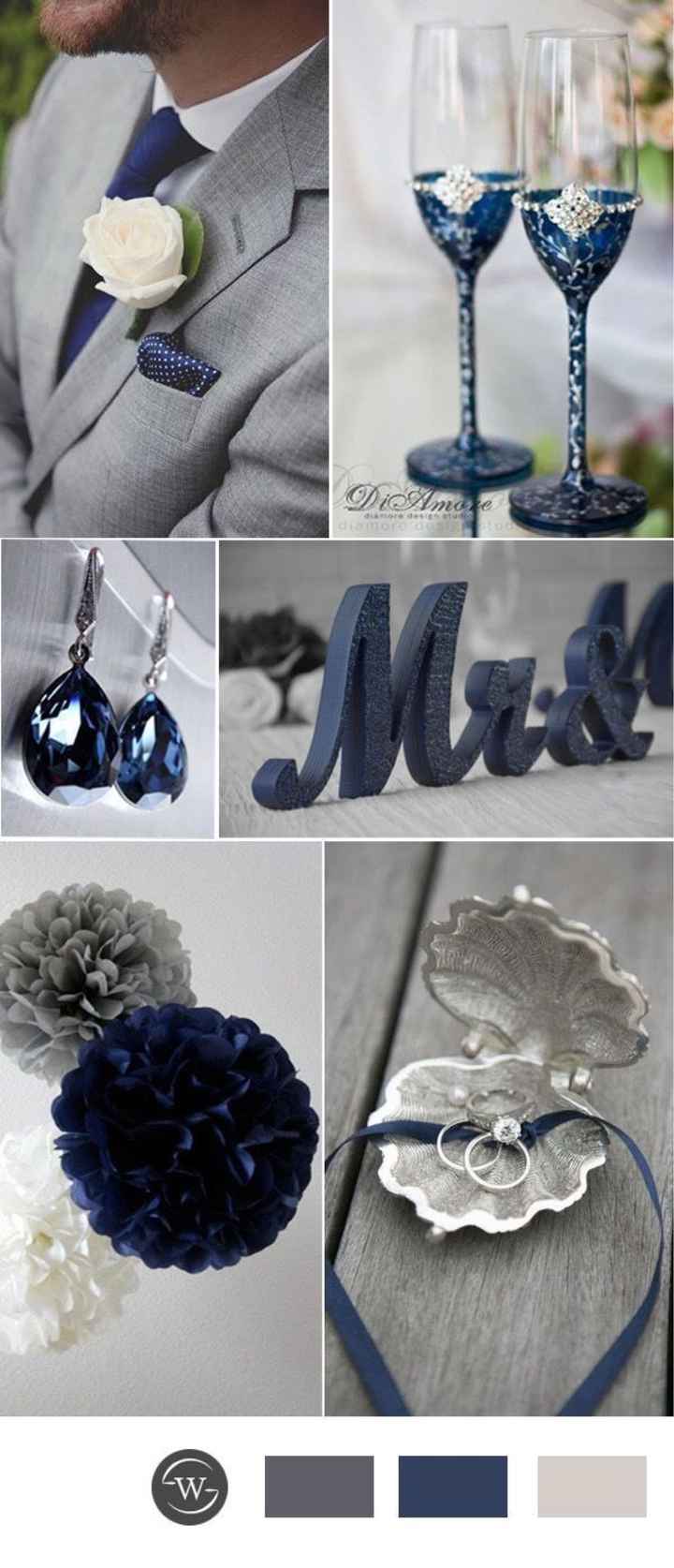 Boda con azul y Plata 💙 - 7