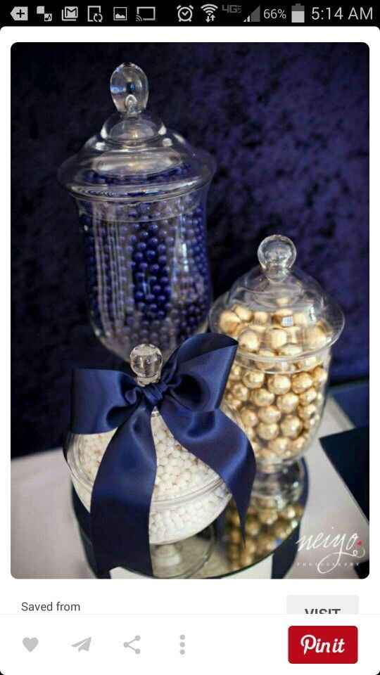 Boda azul con dorado - 1