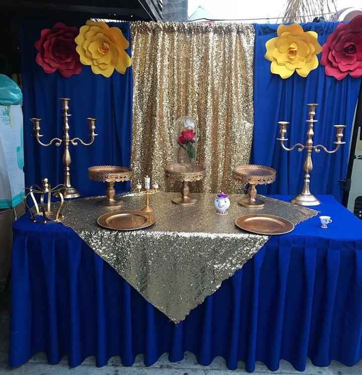 Boda azul con dorado - 14