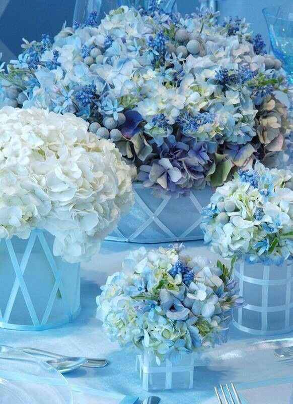 Decoración de boda en tonos azules - 5