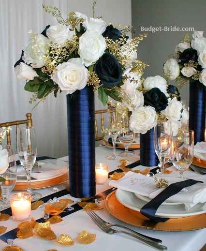 Decoración de boda en tonos azules - 7