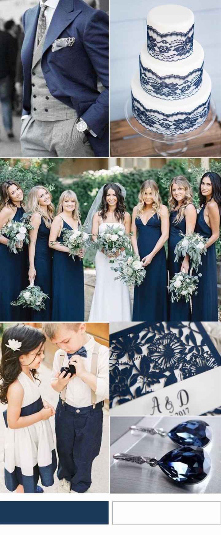 Decoración de boda en tonos azules - 12