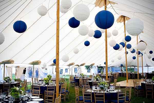 Decoración de boda en tonos azules - 24
