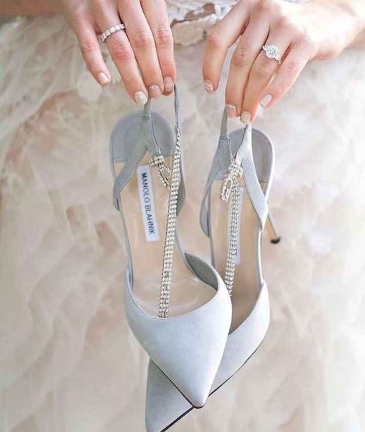 Zapatos tacón alto color  azul💙 - 1