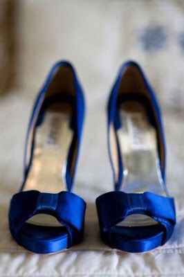 Zapatos tacón alto color  azul💙 - 10