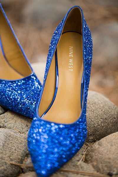 Zapatos tacón alto color  azul💙 - 15