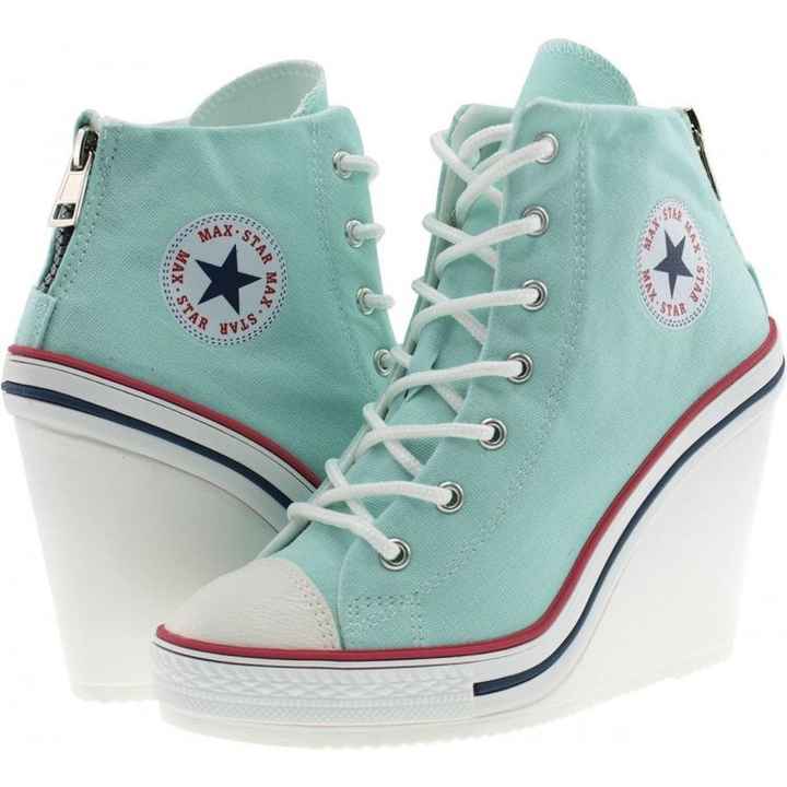 Zapatos bajos colores azul - 4