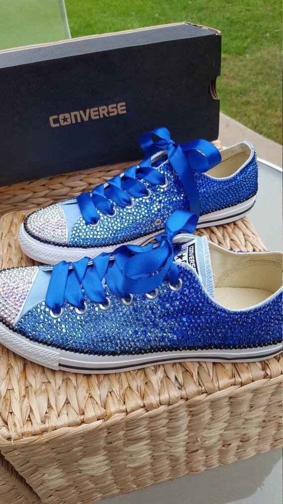 Zapatos bajos colores azul - 7