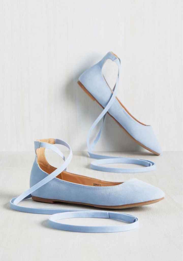 Zapatos bajos colores azul - 8