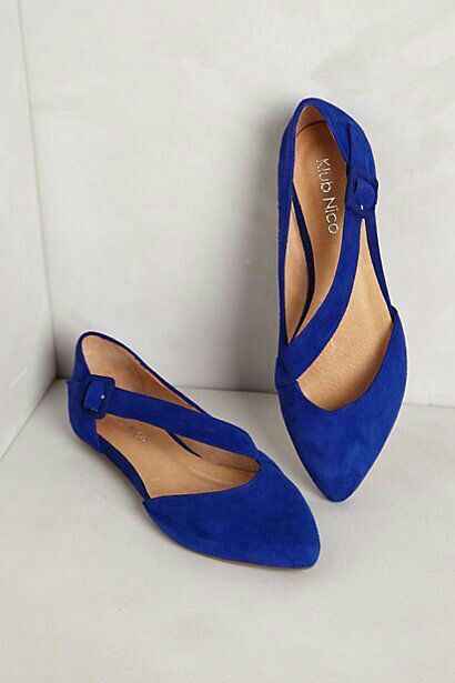 Zapatos bajos colores azul - 9