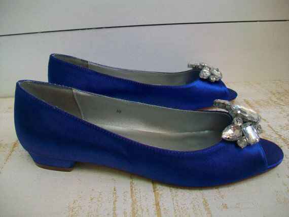 Zapatos bajos colores azul - 11