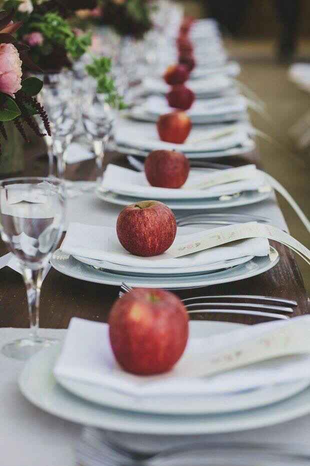 Decoraciones frutales para mesa - 4