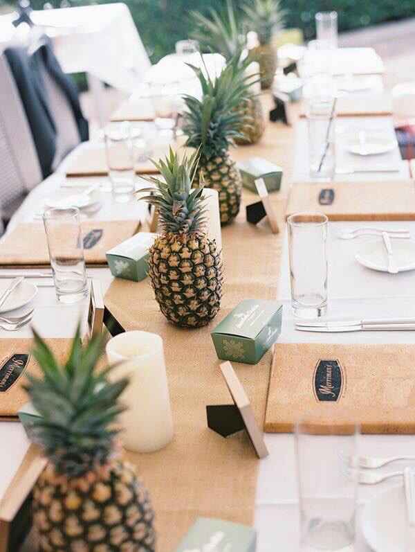 Decoraciones frutales para mesa - 7