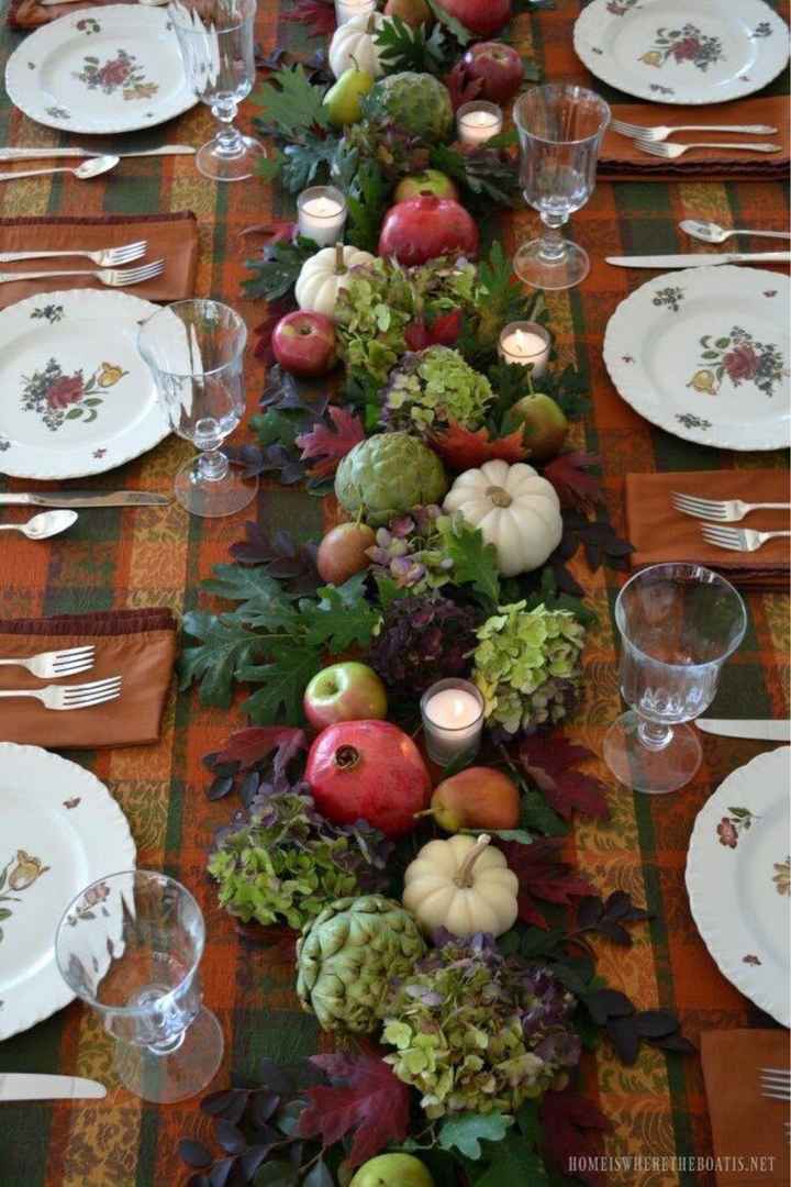 Decoraciones frutales para mesa - 12