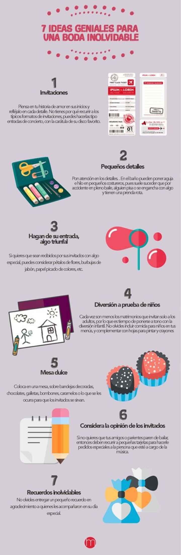7 ideas para una boda inolvidable - 1