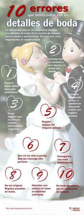 10 errores para evitar en la boda - 1