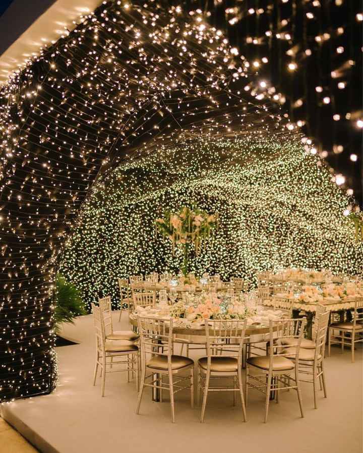 Decorando con iluminación boda - 2