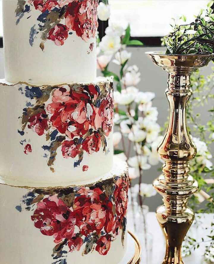 Pasteles con flores pintadas. - 4