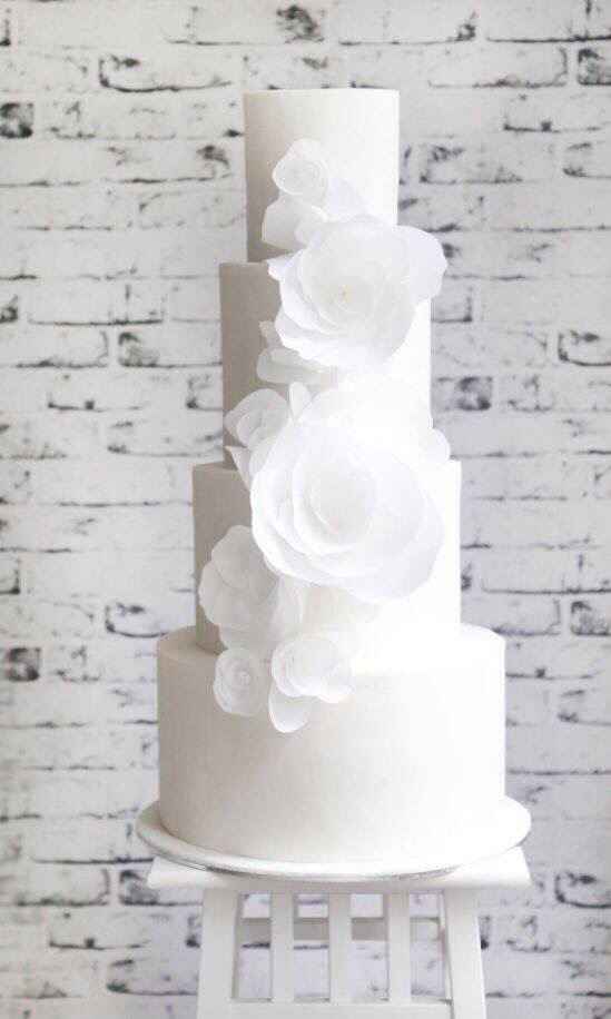Pasteles de boda blancos - 1