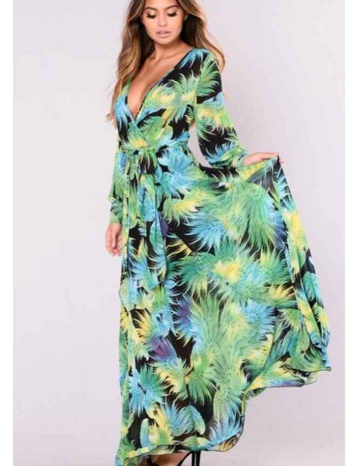 Vestido para despedida de soltera hawaiana - 1