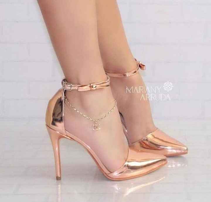 Tacones rose gold - 2