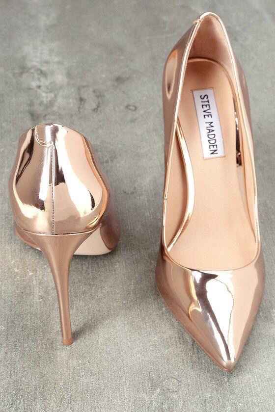 Tacones rose gold - 4