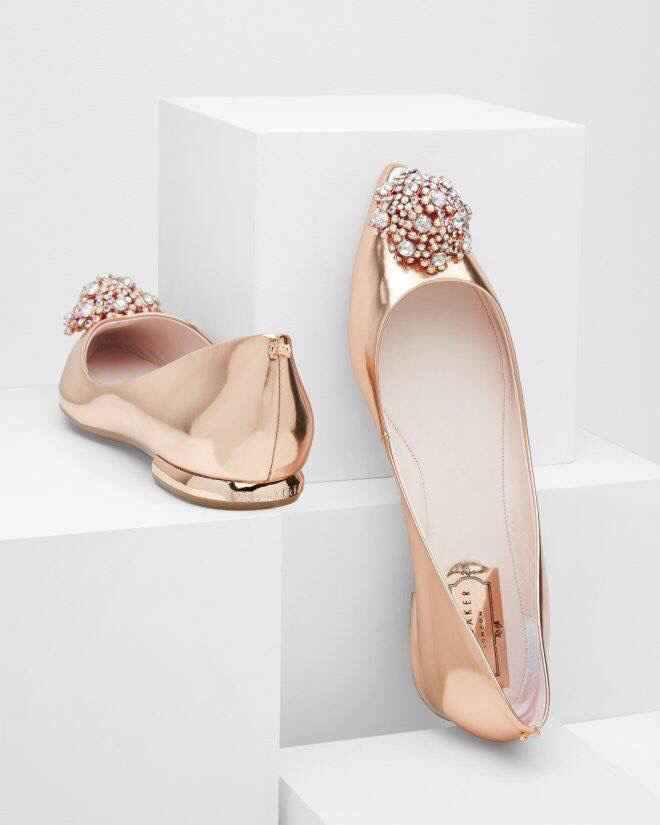 Tacones rose gold - 6