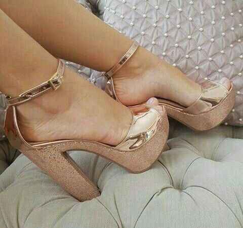 Tacones rose gold - 11