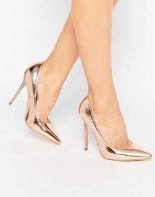 Tacones rose gold - 14