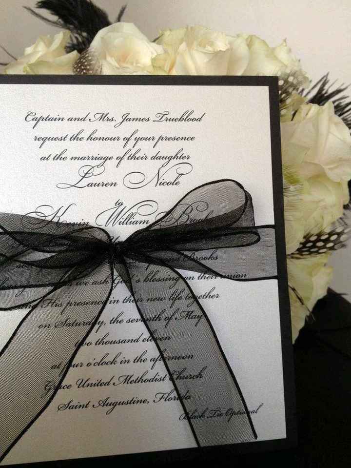 Boda en blanco y negro 🎩 - 33
