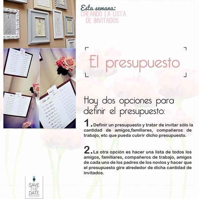 Presupuesto de boda - 5