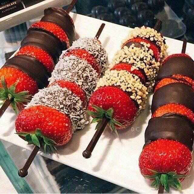 Fresas de chocolate para mesa dé dulces - 4