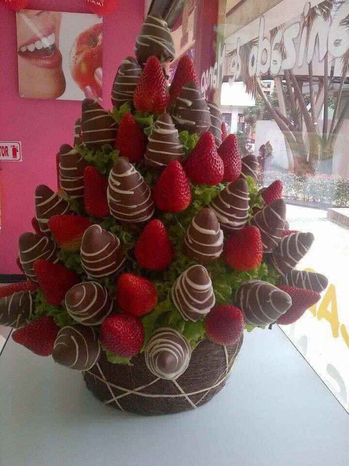 Fresas de chocolate para mesa dé dulces - 7