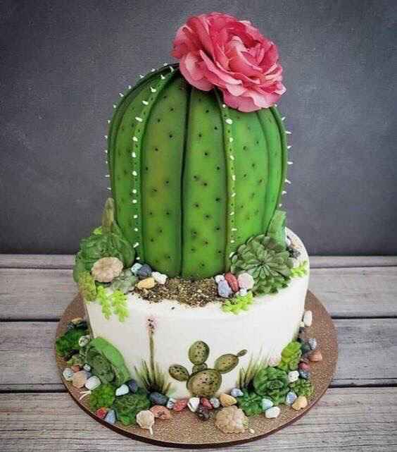 Pastel de Cactus - 5