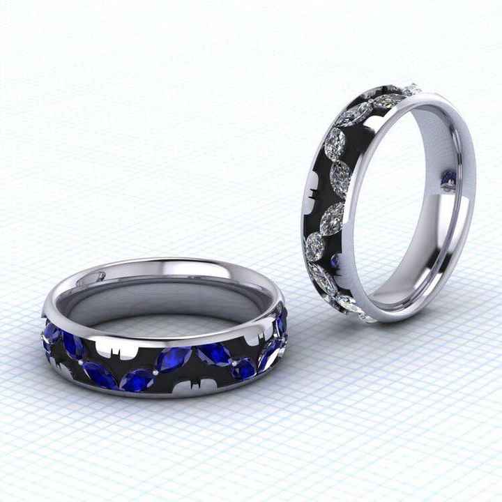 Anillos para bodas de Batman - 2