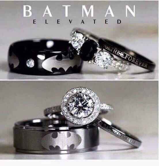 Anillos para bodas de Batman - 8