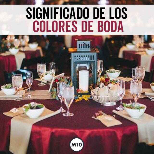 Significado colores de la boda - 1