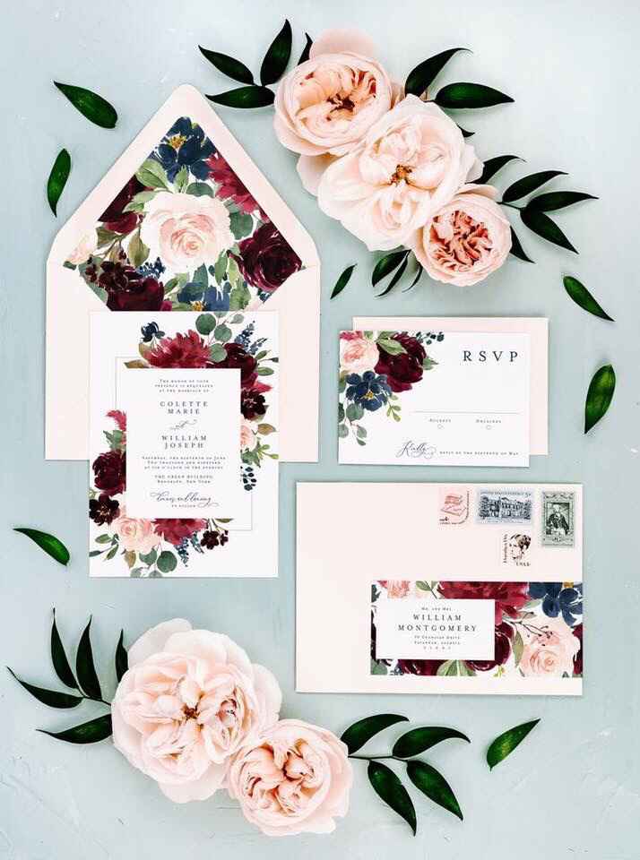 Invitaciones florales - 4