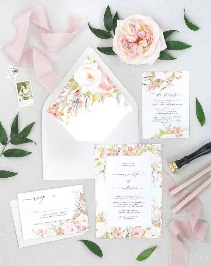 Invitaciones florales - 6