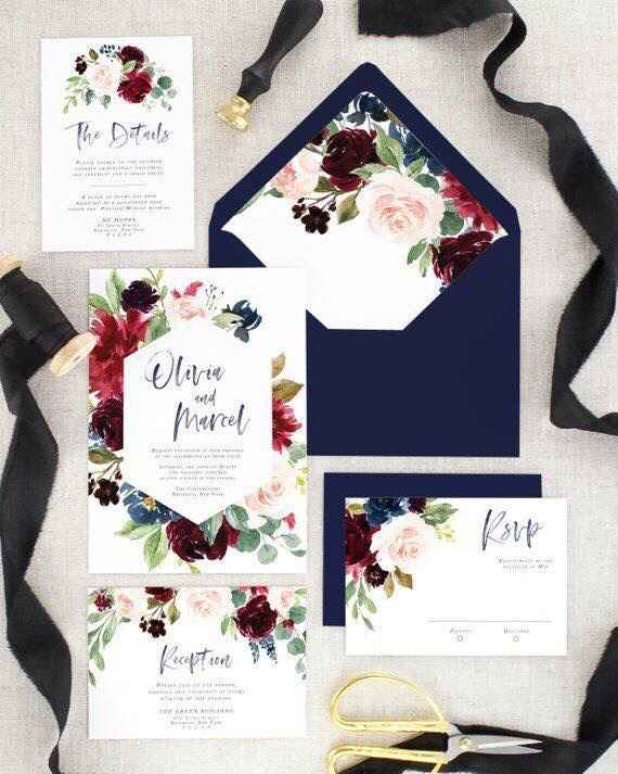 Invitaciones florales - 9