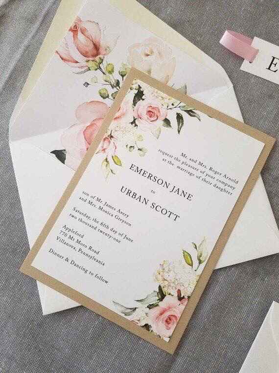 Invitaciones florales - 10