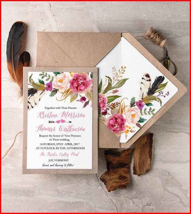 Invitaciones florales - 11