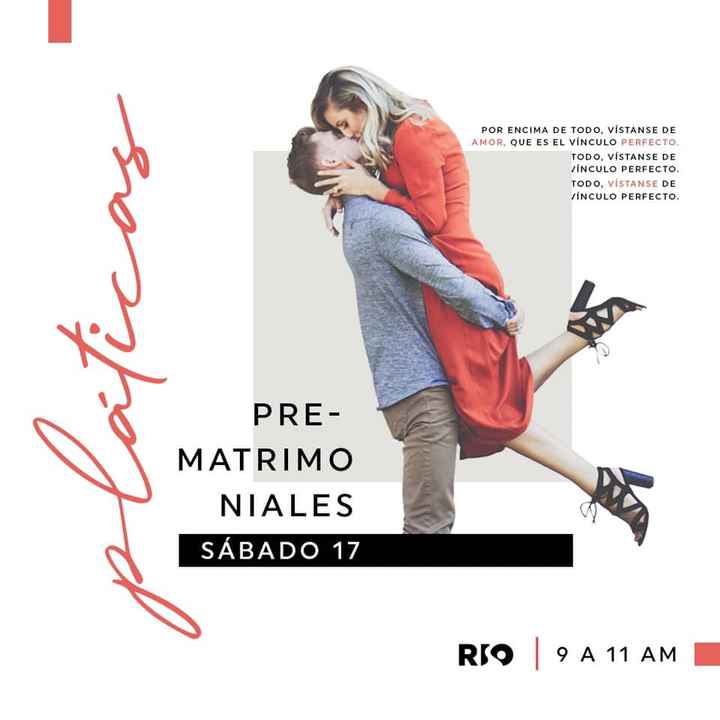 Pláticas pre  matrimoniales  meses antes 💕 - 1