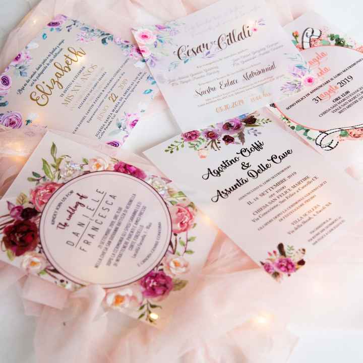 Ideas para invitación en albanene - 2